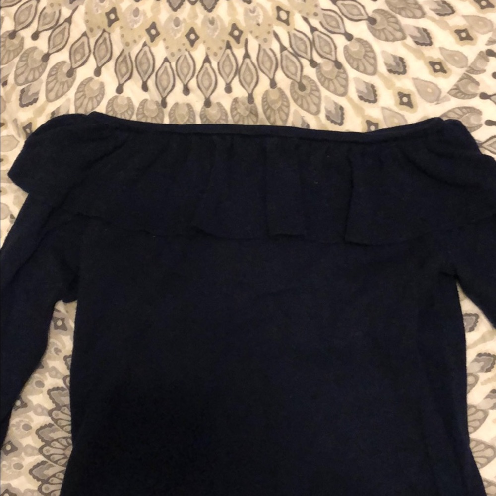 Off the shoulder summer sweater